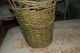 Antique Barbola Wicker Basket Gesso Roses Old Paint Floral Swags Romantic Other photo 1