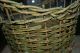 Antique Barbola Wicker Basket Gesso Roses Old Paint Floral Swags Romantic Other photo 5