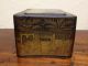 All Ca1820 Shell Inlay Tea Caddy Antique Box Boxes photo 2