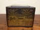 All Ca1820 Shell Inlay Tea Caddy Antique Box Boxes photo 3