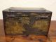 All Ca1820 Shell Inlay Tea Caddy Antique Box Boxes photo 4