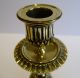 Quality Antique English Cast Brass Candlesticks C.  1880 Metalware photo 1