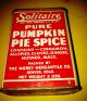 2 Lot Old Vintage Antique Season Spice Tins Cans Durkees Solitare Metalware photo 2