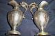 (2) Antique.  950 Silver Ewers/pitchers Pierre Favier 165.  5grs Gac France 1850 Metalware photo 1