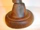 Antique French Wrought Iron & Wood Spiral Candlestick - Adjustable N°14 Primitives photo 7