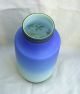 Antique Victorian Bristol Vase With Bird And Flowers Vases photo 2