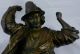 Antique 19thc French Bronze Statue Of Gypsy Dancer - J.  Feucher Scpt - Gautier Metalware photo 4