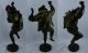Antique 19thc French Bronze Statue Of Gypsy Dancer - J.  Feucher Scpt - Gautier Metalware photo 5