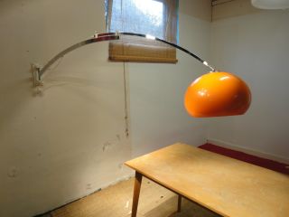 60 ' S 70 ' S Mid Century Modern Reggiani Wall Lamp,  Fog Morup Panton Era photo