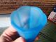 Antique Blue Satin Car Flower Vase Vases photo 4