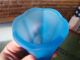 Antique Blue Satin Car Flower Vase Vases photo 5