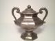 1829 James Dixon & Sons Antique English Pewter Tea / Coffee Set Of 4 Metalware photo 6