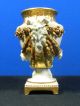 Antique Kpm Dresden Hand Painted Porcelain Urn Ram Heads Gold Gilt Signed Urns photo 2