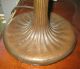 Handel Boudoir Lamp With Bronze Base Reverse Painted Shade - Double Signed Lamps photo 3