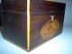 All Ca 1820 Shell Inlay Tea Caddy Antique Box. Boxes photo 3