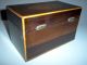 All Ca 1820 Shell Inlay Tea Caddy Antique Box. Boxes photo 5