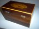 All Ca 1820 Shell Inlay Tea Caddy Antique Box. Boxes photo 6