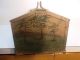 Antique Vintage Tole Painted Metal Toolbox Metalware photo 2