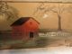 Antique Vintage Tole Painted Metal Toolbox Metalware photo 7