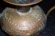 Old Bronze Rare Antique Belgium Urn Lion Mark Maudoux Dinant Spittoon Football Metalware photo 8