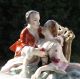 Large Antique Early Volkstedt German Porcelain Group Figurine Figurines photo 5