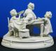 Antique Dresden Samson Of Paris Parian Porcelain Set Children Having Tea Figurines photo 4