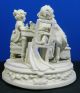 Antique Dresden Samson Of Paris Parian Porcelain Set Children Having Tea Figurines photo 6