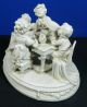 Antique Dresden Samson Of Paris Parian Porcelain Set Children Having Tea Figurines photo 7