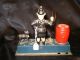 1920 Pristine Hubley Cast Iron Trick Dog Mechanical Bank Nr $1200 Metalware photo 2