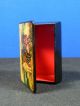 Russian Lacquered Hand Painted Trinket Box Signed Boxes photo 8