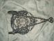 Vtg Wrought Iron Black Spanish Mediterranean Style Plant Basket Cart Spain Metalware photo 5