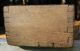 Wonderful 19th C.  Dovetailed Wood Apple Box Primitive Antique Iron Strapping Primitives photo 2