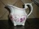 Ant Pink Lustre Staffordshire Sunderland Hand Painted Strawberry Pitcher Creamer Plates & Chargers photo 1