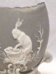 Antique Jasperware Easter Bunny Figural Egg Vase Vases photo 3