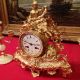 Antique Early Rare Silk Suspension French Clock.  & Candelabra Set C1830s Clocks photo 11