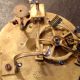 Antique Early Rare Silk Suspension French Clock.  & Candelabra Set C1830s Clocks photo 1
