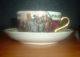 Sevres? Handpainted Porcelain Napoleon Cup & Saucer (bataille De Friedland) Cups & Saucers photo 1