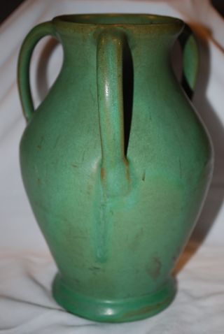 Vintage Waco Pottery,  3 Handled,  Vase photo