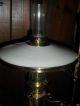 Antique Brass Student Oil Lamp With Shade Lamps photo 1