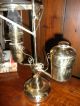 Antique Brass Student Oil Lamp With Shade Lamps photo 3