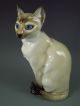 Antique Hutschenreuther Selb Germany Porcelain Siamese Cat Figurine Figurines photo 9
