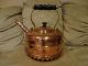 Rare Antique Simplex Solid Copper Kettle,  Made In England. Metalware photo 5