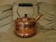 Rare Antique Simplex Solid Copper Kettle,  Made In England. Metalware photo 6