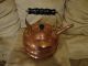 Rare Antique Simplex Solid Copper Kettle,  Made In England. Metalware photo 7
