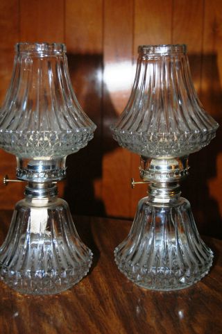 Lamp Light Farms Vintage Oil Lamp Matching Pair photo