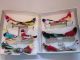 12 Vintage Chenille Birds Made In People ' S Republic Of China (christmas?) Other photo 4