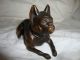 Vintage Jennings Brothers Jb Metal French Bulldog Boston Terrier Dog Bronze Metalware photo 10