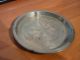 Scandinavian Art Deco Pewter Plate - Base - Edvin Ollers A8 Old Item Metalware photo 4