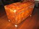 1800s Antique Rare Elm Burl Inlaid Inlay Tea Caddy Boxes photo 3