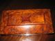 1800s Antique Rare Elm Burl Inlaid Inlay Tea Caddy Boxes photo 5